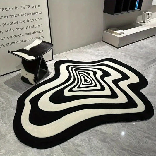 Modern Irregular Carpet Living Room
