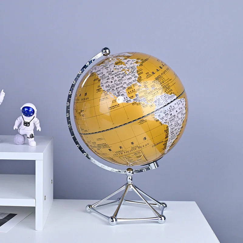 Golden Globe Factory Earth HD Globe Club, 20cm students teach transparent globes. Indoor decoration gifts.
