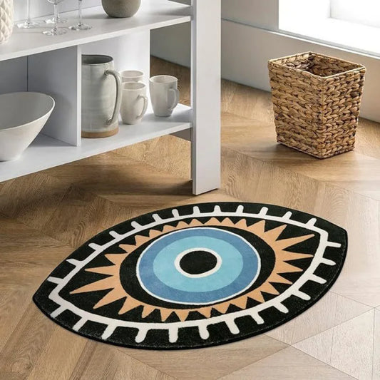Eye Rug Pattern Soft Plush Living Room