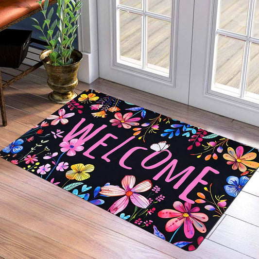 Colorful Flowers Welcome Entrance