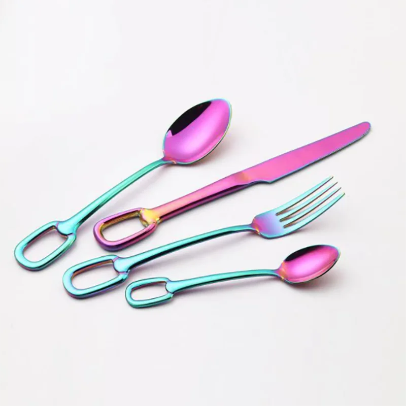 Luxury Cutlery Set Stainless Steel Knife Fork Spoon
