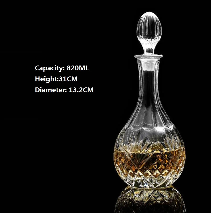 Decanter Whiskey Bottle Crystal