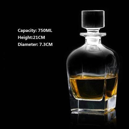 Decanter Whiskey Bottle Crystal