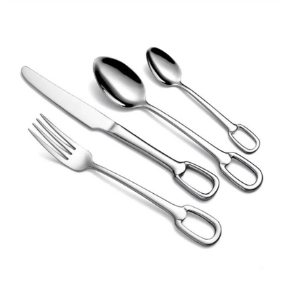 Luxury Cutlery Set Stainless Steel Knife Fork Spoon