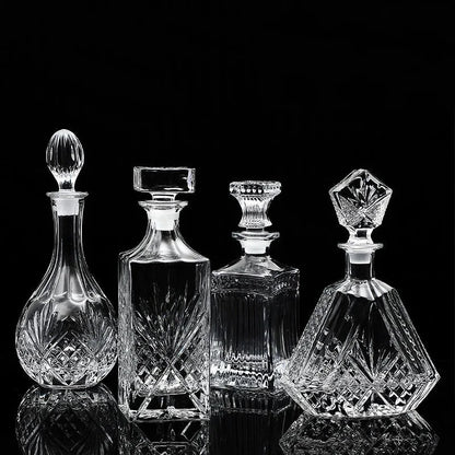 Decanter Whiskey Bottle Crystal
