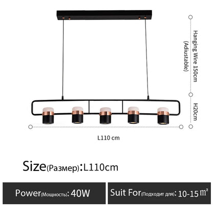 Nordic Style Designer Lamp Dining Table