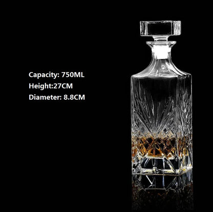 Decanter Whiskey Bottle Crystal