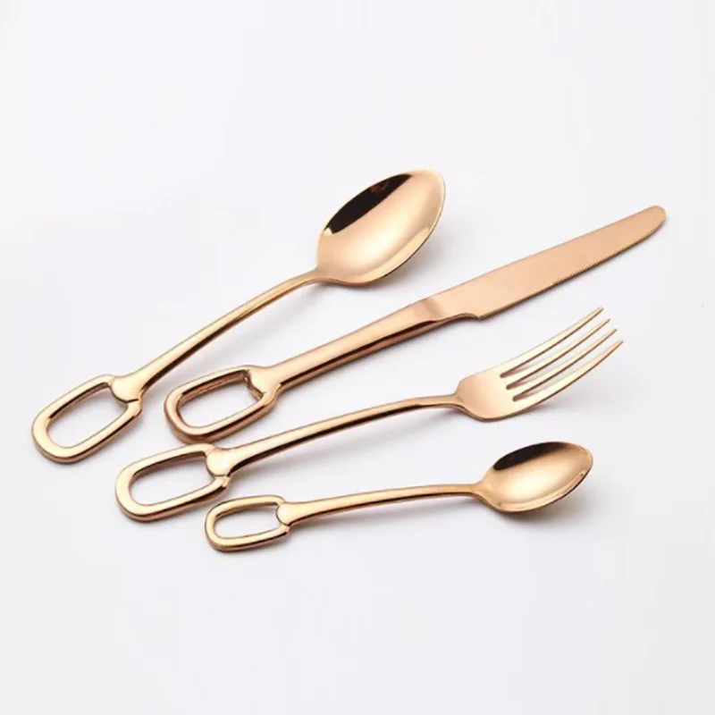 Luxury Cutlery Set Stainless Steel Knife Fork Spoon