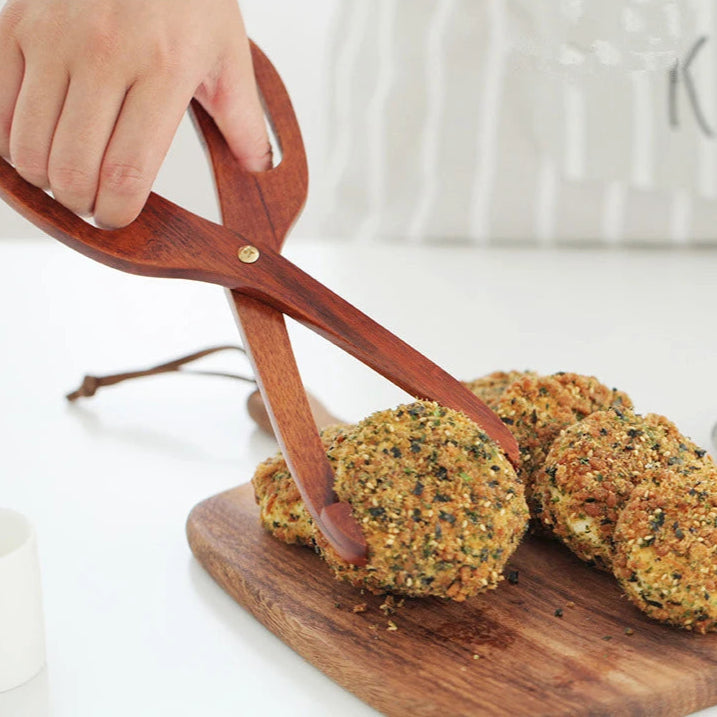 Bamboo Food Tongs Kitchen
