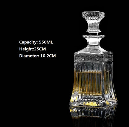 Decanter Whiskey Bottle Crystal