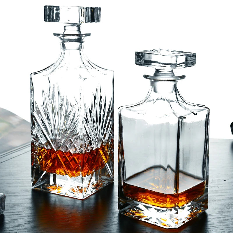 Decanter Whiskey Bottle Crystal