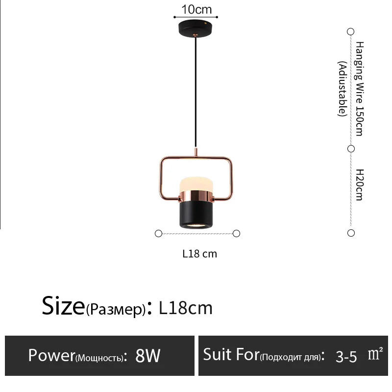 Nordic Style Designer Lamp Dining Table