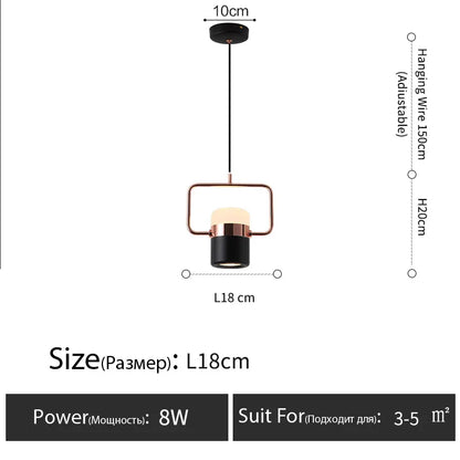 Nordic Style Designer Lamp Dining Table