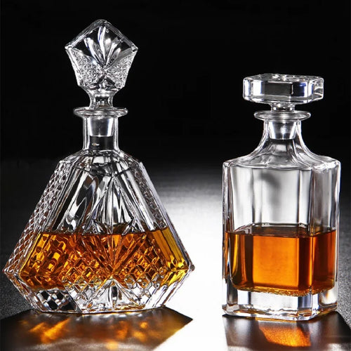 Decanter Whiskey Bottle Crystal