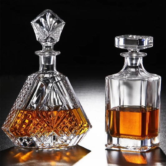 Decanter Whiskey Bottle Crystal