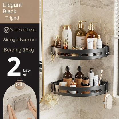 No Drill 1/3 PCS Bathroom Shelf, Storage Organizer Shower Caddy, Strong Adhesive Wall Corner Organizer for Shampoo Towel Storage