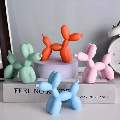 Style Balloons Puppy Statues
