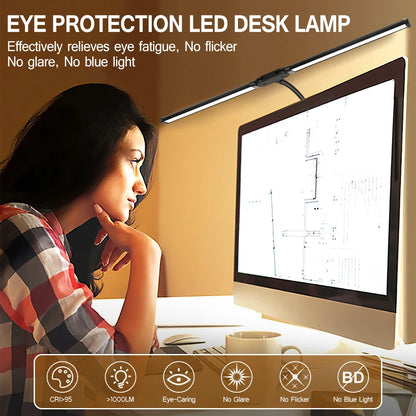 Double Head LED Clip Desk Lamp