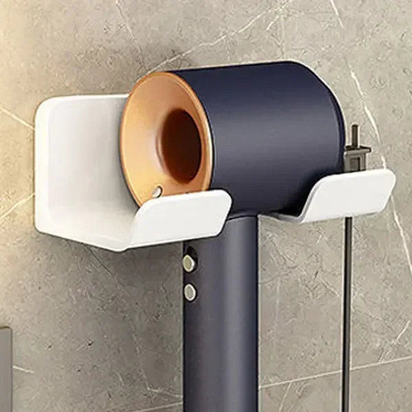 2025 New Hair Dryer Holder Wall Dryer Cradle Straightener Stand Organizer Box Toilet Blower Holder Shelf Bathroom Accessories