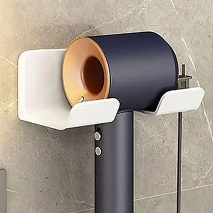2025 New Hair Dryer Holder Wall Dryer Cradle Straightener Stand Organizer Box Toilet Blower Holder Shelf Bathroom Accessories