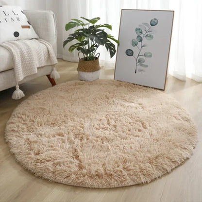 Ultra Soft Plush Round Rug Mat