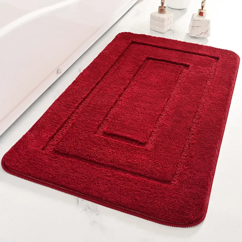 Bathroom Rug Microfiber Shaped Absorbing
