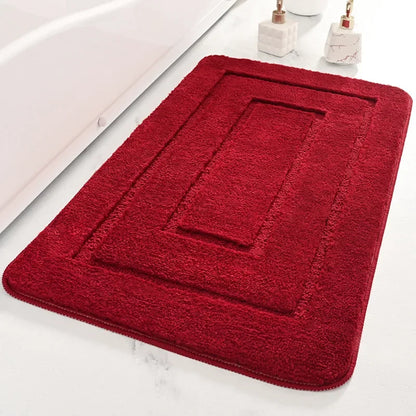 Bathroom Rug Microfiber Shaped Absorbing