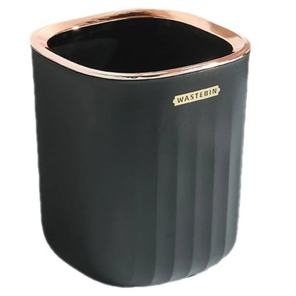 Desktop Trash Can Plastic Dustbin Office Table Cute Storage Bucket Waste Bin Basket Countertop Durable Rubbish Bin for Kitchen