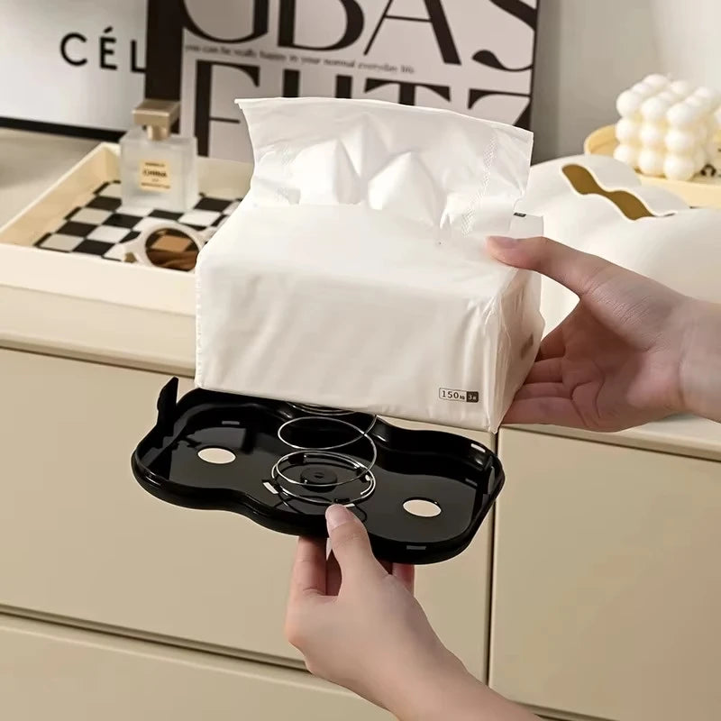 Cloud Design Tissue Boxes Storage Napkin Holder Paper Case Organizer Ornament Craft Desktop Tissue Holder Kitchen Tissue Box