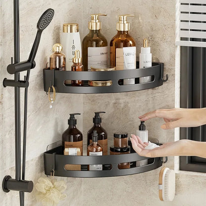 No Drill 1/3 PCS Bathroom Shelf, Storage Organizer Shower Caddy, Strong Adhesive Wall Corner Organizer for Shampoo Towel Storage