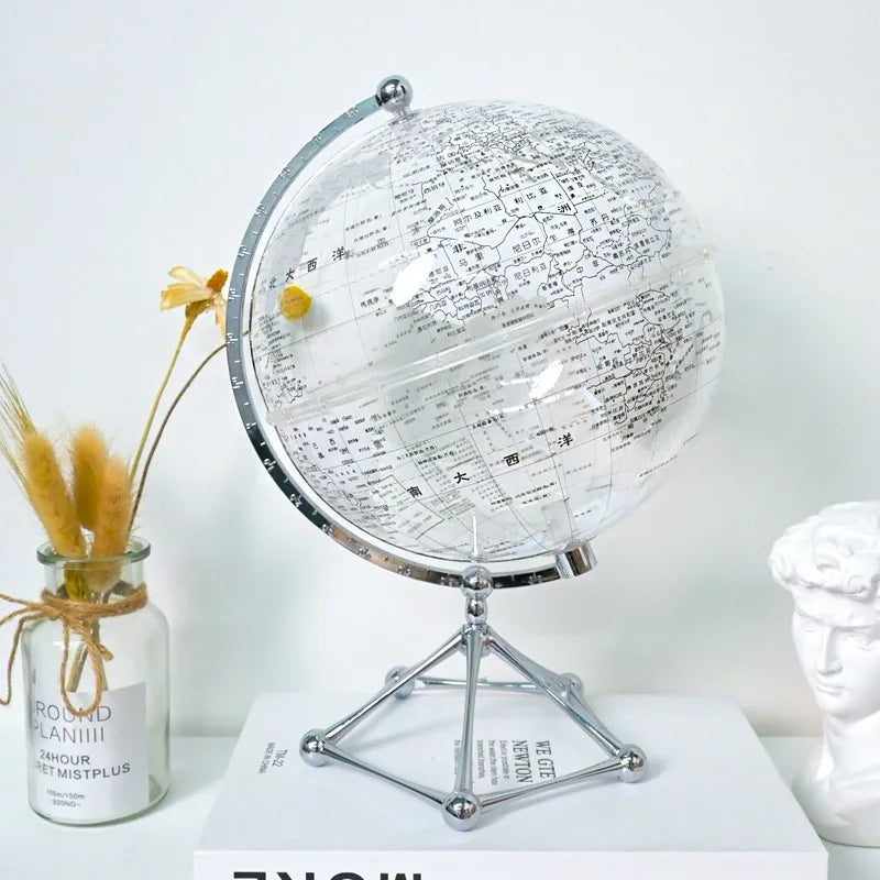 Golden Globe Factory Earth HD Globe Club, 20cm students teach transparent globes. Indoor decoration gifts.