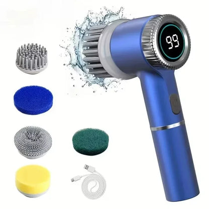 Electric 5 in 1 Cleaning Brush Portable Powerful
