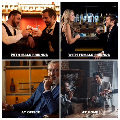 Kit Whiskey Stones & Glasses Set Box