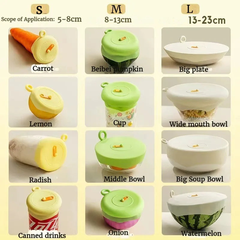 Reusable Self Sealing Lid Silicone