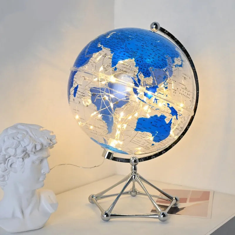 Golden Globe Factory Earth HD Globe Club, 20cm students teach transparent globes. Indoor decoration gifts.