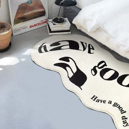 Shaggy Area Rug Non Slip Thickened Carpet Absorbent Soft Floor Mat for Bedroom Living Room Home Decor Washable Bedroom Decor