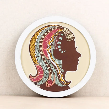 Round Wooden Picture Frames