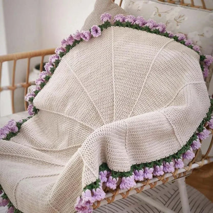 Bouquet Blanket Crochet Handmade