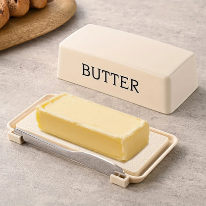 Butter Dish with Knife