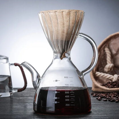 Glass Coffee Pot High Temperature Resistance