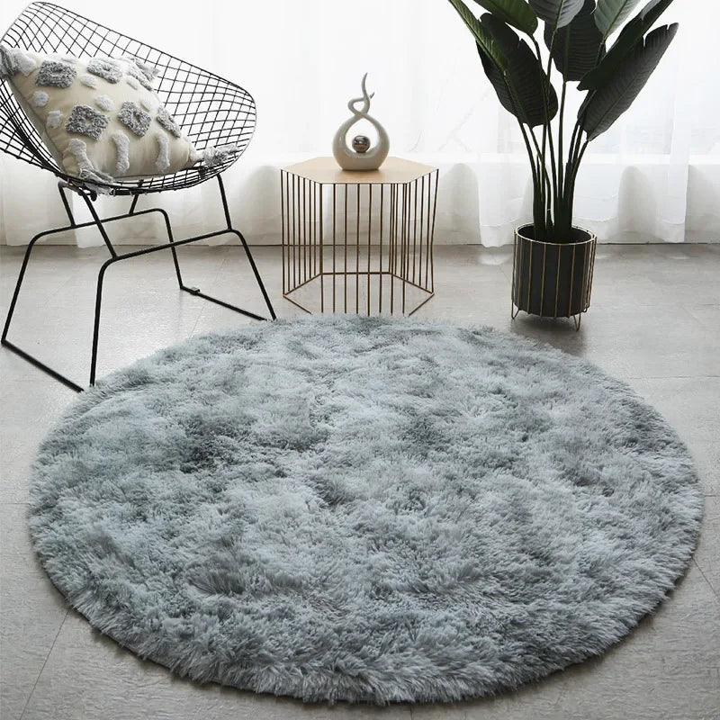 Ultra Soft Plush Round Rug Mat
