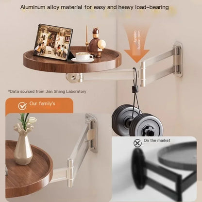 Foldable Wall Mounted Table with Storage