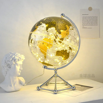 Golden Globe Factory Earth HD Globe Club, 20cm students teach transparent globes. Indoor decoration gifts.