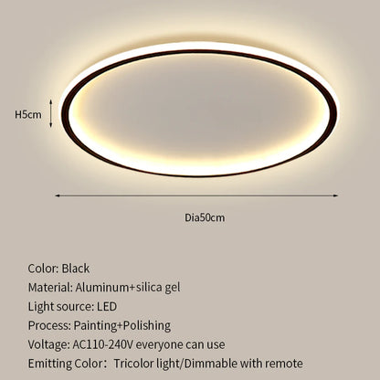 Modern Ultrathin LED Ceiling Lamp