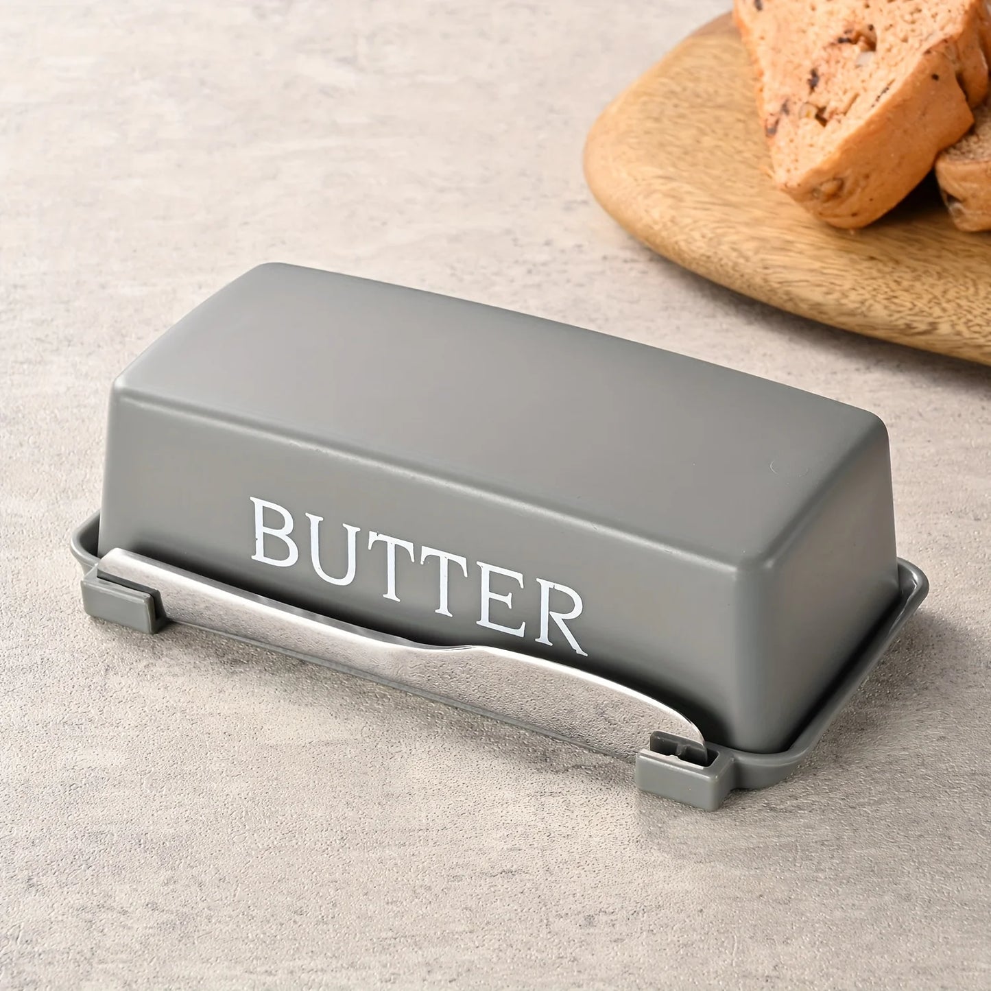 Butter Dish with Knife