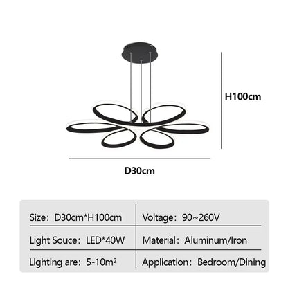 Modern LED Ceiling Lamp Aluminum