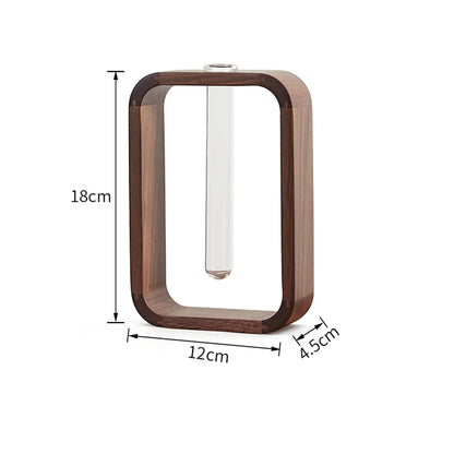 Rectangle Solid Wood Hydroponic Plant