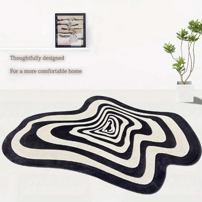 Modern Irregular Carpet Living Room