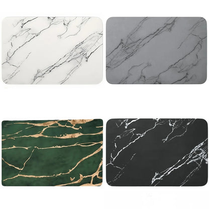 60x40CM Bathroom Rugs Washable Bath Mat Diatomite Stone PU Floor Mat Non Slip Quick Dry Pad Multi-Purpose Doormat Bathroom Acces