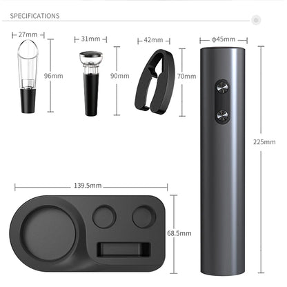 Automatic Electric Wine Opener with Foil Cutter